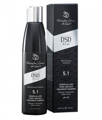 CHAMPÚ SEDA Y ACERO DSD DE LUXE 200 ML.