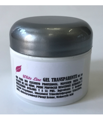 FIBERGEL TRANSPARENTE 28 GR. WHITE LINE