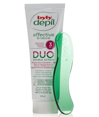 CREMA DEPILATORIA BYLY DEPIL DUO DOBLE ACCIÓN 130 ML.