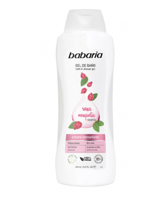 GEL DE BAÑO ROSA MOSQUETA 600 ML. BABARIA