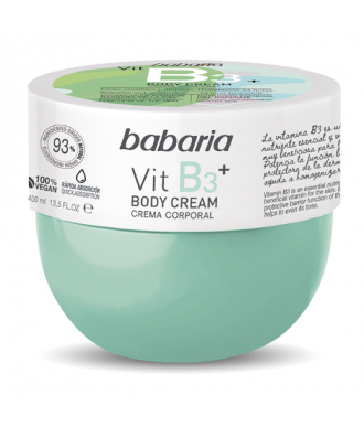 BODY CREAM VITAMINA B3 400 ML. BABARIA