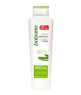 LECHE LIMPIADORA ALOE VERA 300 ML. BABARIA