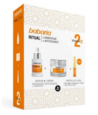 ESTUCHE RITUAL VITAMINA C – LUMINOSIDAD + ANTIOXIDANTE BABARIA