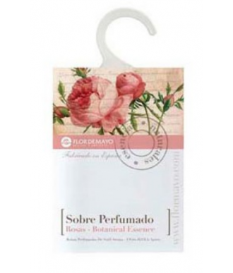 SOBRE PERFUMADO ROSAS FLOR DE MAYO