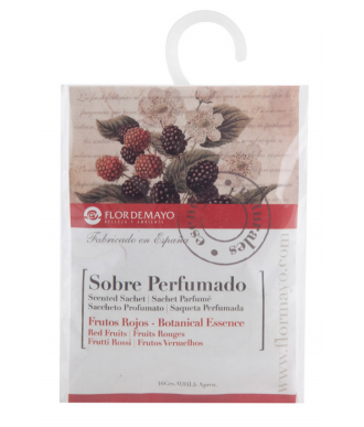 SOBRE PERFUMADO FRUTOS ROJOS FLOR DE MAYO