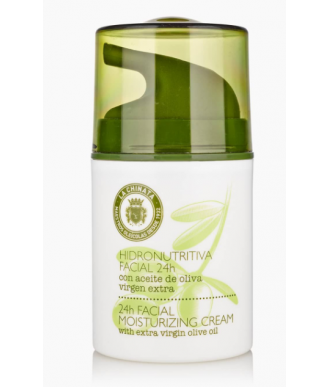 CREMA HIDRONUTRITIVA FACIAL 24 H. CON ACEITE DE OLIVA VIRGEN EXTRA 50 ML.