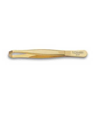 PINZA CANGREJO 9 CM. DORADO 3 CLAVELES