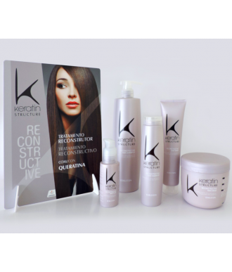 KIT EFECTO BOTOX KERATIN STRUCTURE 2 X 12 ML.