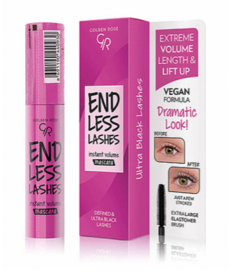 MÁCARA END LESS LASHES VEGANA GOLDEN ROSE