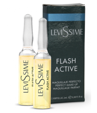 AMPOLLAS FLASH ACTIVE 2 X 2 ML. LEVISSIME