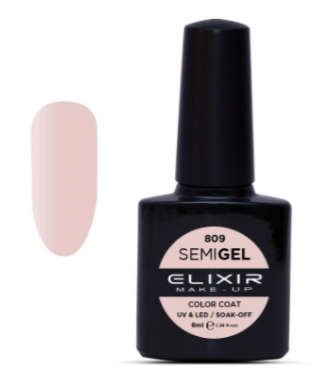 ESMALTE SEMI GEL ELIXIR 8 ML. COLOR FRENCH MANICURE Nº 809