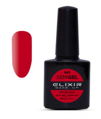 ESMALTE SEMI GEL ELIXIR 8 ML. COLOR CARMELIAN  Nº 845