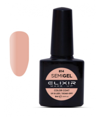 ESMALTE SEMI GEL ELIXIR 8 ML. BLEACHED SHELL Nº 814