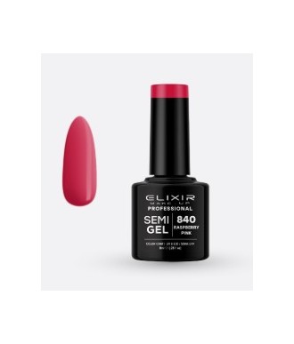 ESMALTE SEMI GEL ELIXIR 8 ML. RASPBERRY PINK Nº 840