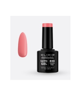 ESMALTE SEMI GEL ELIXIR 8 ML. TANGO PINK Nº 833