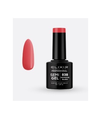 ESMALTE SEMI GEL ELIXIR 8 ML. SHIMMERING BLUSH Nº 838