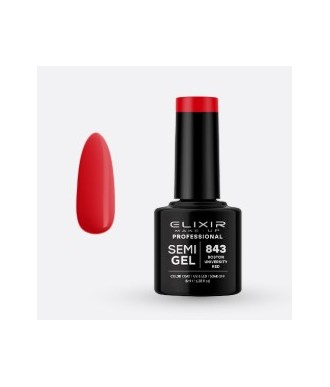 ESMALTE SEMI GEL ELIXIR 8 ML. LUXURY WHITE  Nº 843