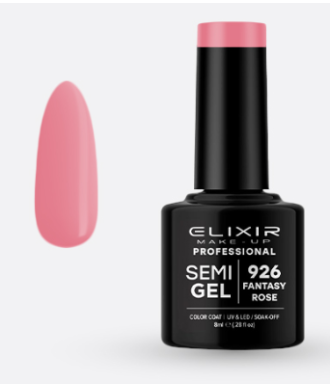 ESMALTE SEMI GEL ELIXIR 8 ML. FANTASY ROSE Nº 926
