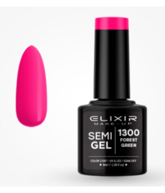 ESMALTE SEMI GEL ELIXIR 8 ML. FOREST GREEN Nº 1300