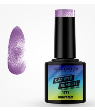ESMALTE SEMI GEL ELIXIR 8 ML. HELLO VIOLET Nº 1171