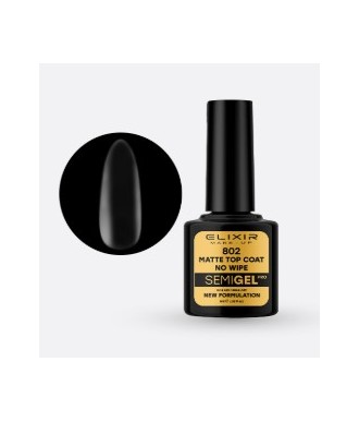 ESMALTE SEMI GEL ELIXIR 8 ML. MATTE TOP COAT Nº 802