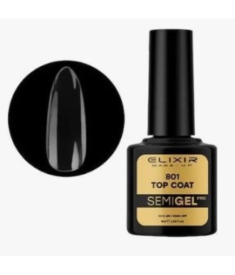 ESMALTE SEMI GEL ELIXIR 8 ML. TOP COAT Nº 801
