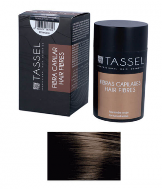 FIBRAS CAPILARES COLOR CASTAÑO MEDIO 22 GR. TASSEL