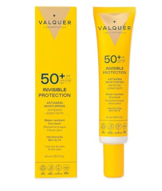 Sérum facial de protección invisible SPF 50+ antiedad e hidratante - 40 ml