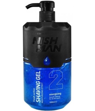 GEL DE AFEITAR NISHMAN 2 – 1000 ml. – TRANSPARENTE
