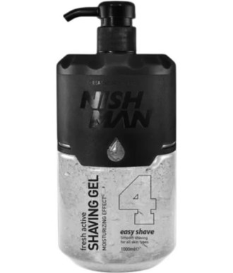 GEL DE AFEITAR NISHMAN 4 – 1000 ml. – TRANSPARENTE