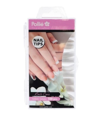 TIPS UÑAS TRANSPARENTE POLIÉ