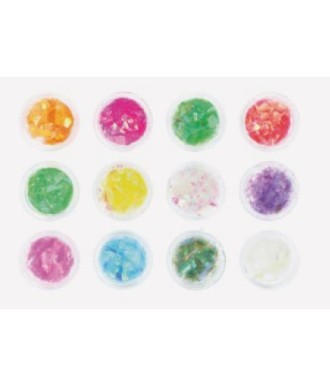 DECORACIÓN PARA UÑAS GLITTER ESCAMA POLIÉ