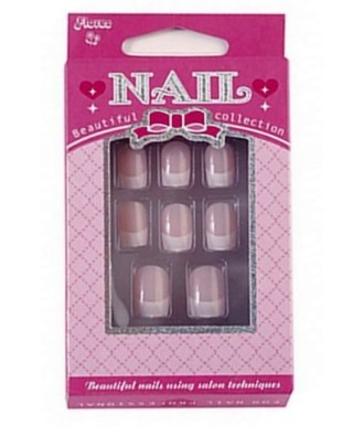 UÑAS ADHESIVAS 24 UND. + PEGAMENTO ASUER