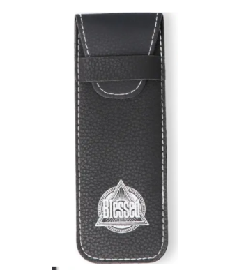 NAVAJA DE CARRIL CON MANGO DE PLÁSTICO AZUL BLESSED