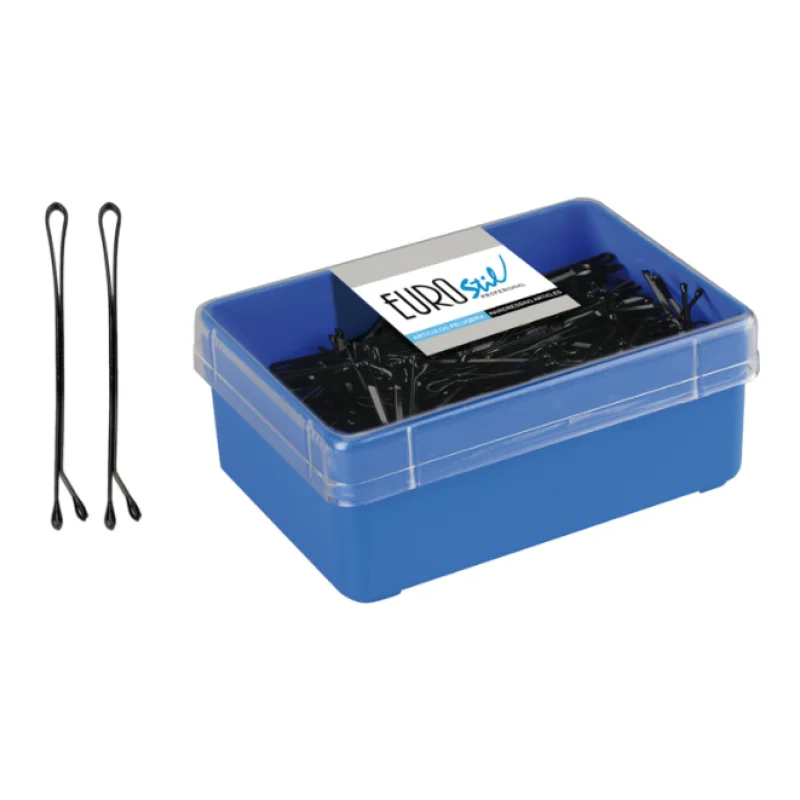 CAJA CLIPS BOLA 300 UND. NEGRO 50 MM. EUROSTIL