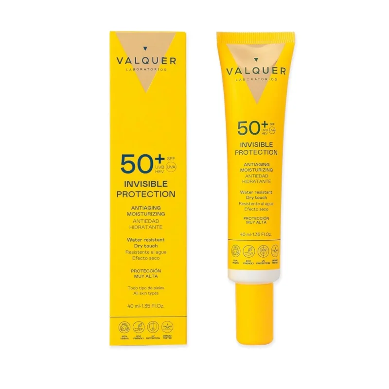Sérum facial de protección invisible SPF 50+ antiedad e hidratante - 40 ml