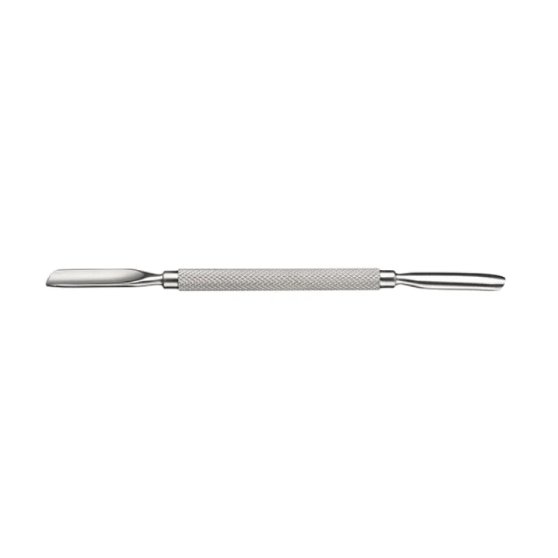 EMPUJA CUTÍCULAS DOBLE ACERO INOXIDABLE POLIÉ