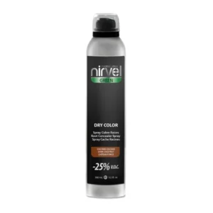 SPRAY CUBRECANAS DRY COLOR CASTAÑO OSCURO NIRVEL 300 ML.