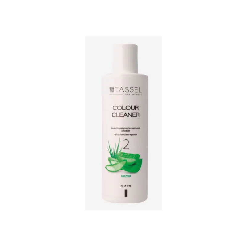 LOCIÓN LIMPIADORA DE MANCHAS DE COLORACIÓN 200 ML. TASSEL