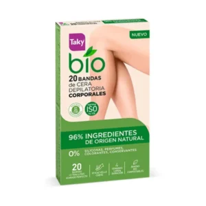 BANDAS DE CERA CORPORAL BIO NATURAL TAKY