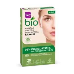 BANDAS CERA FACIAL BIO NATURAL TAKY
