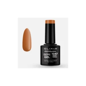 ESMALTE SEMI GEL ELIXIR 8 ML. BURNT SIENNA Nº 1047