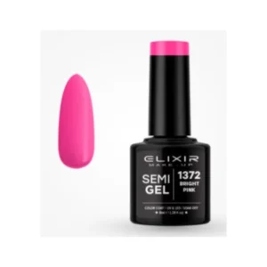 ESMALTE SEMI GEL ELIXIR 8 ML. BRIGHT PINK Nº 1372