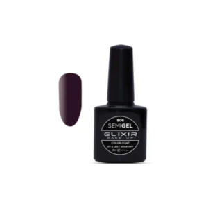 ESMALTE SEMI GEL ELIXIR 8 ML. COLOR DAMSON Nº 806