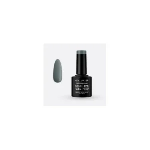 ESMALTE SEMI GEL ELIXIR 8 ML. COLOR VINTAGE SILVER  Nº 870