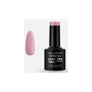 ESMALTE SEMI GEL ELIXIR 8 ML. FLAMINGO Nº 924