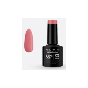 ESMALTE SEMI GEL ELIXIR 8 ML. LIGHT CORAL Nº 994