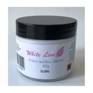POLVO ACRÍLICO BLANCO 45 GR. WHITE LINE