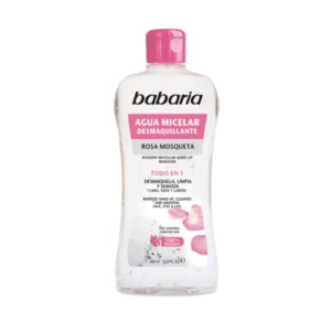 AGUA MICELAR ROSA MOSQUETA DESMAQUILLANTE 400 ML. BABARIA