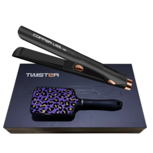 PLANCHA TWISTER COPPER LISS NEGRA ASUER